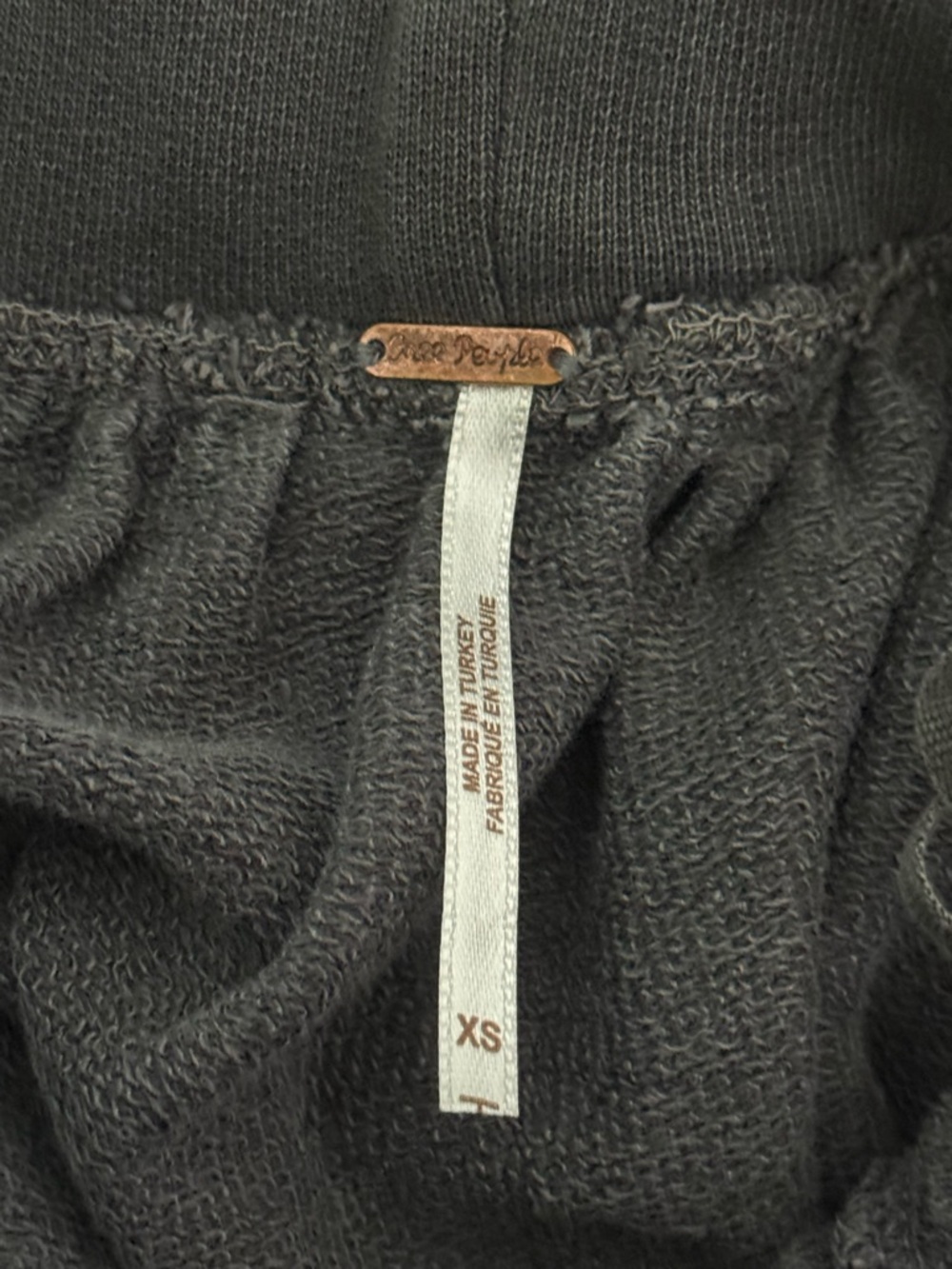 Free People Kiss Me Sweatshirt in Black/Gray - Picture 4 of 4